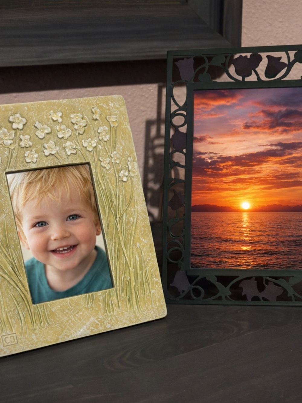 Two decorative frame from Chere Blum and Furio Trend Collection.